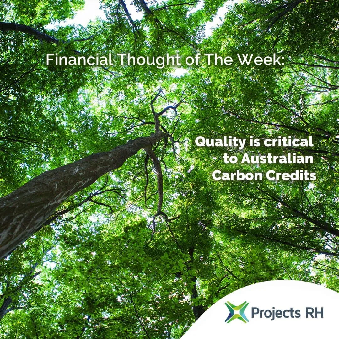 Quality is critical to make AU Carbon Credits competitive