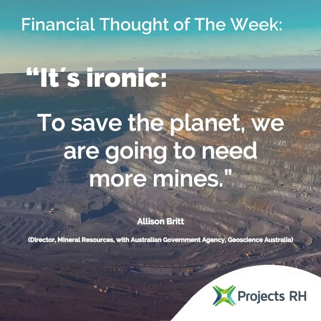 Being Green Means a Commitment to Mining