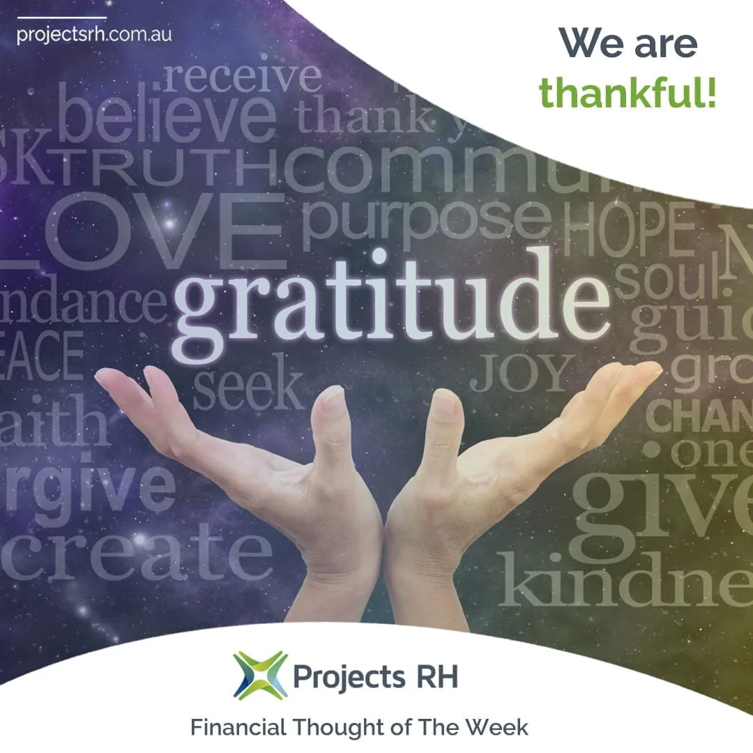 Gratitude for the past that shaped our present