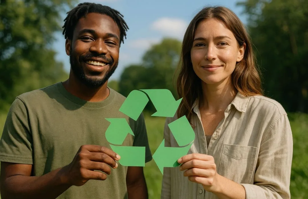 How can waste products be used as a renewable resource?